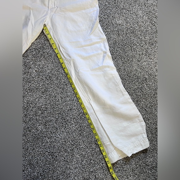 White J. Crew Broken In Bootcut Pants - Picture 7 of 8